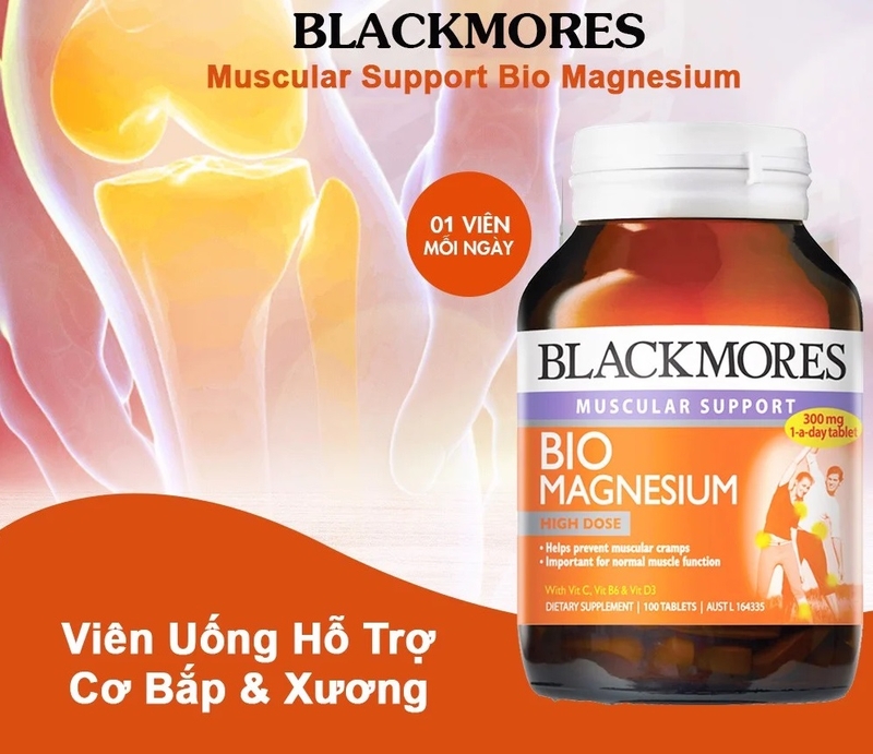 Tìm hiểu về thành phần và công dụng của viên uống Blackmores Bio Magnesium 3
