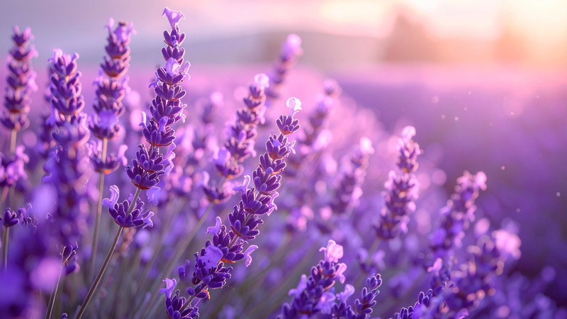 Oải hương là cây bụi sống lâu năm, nổi bật với những chùm hoa tím và mùi hương dịu nhẹ, dễ chịu