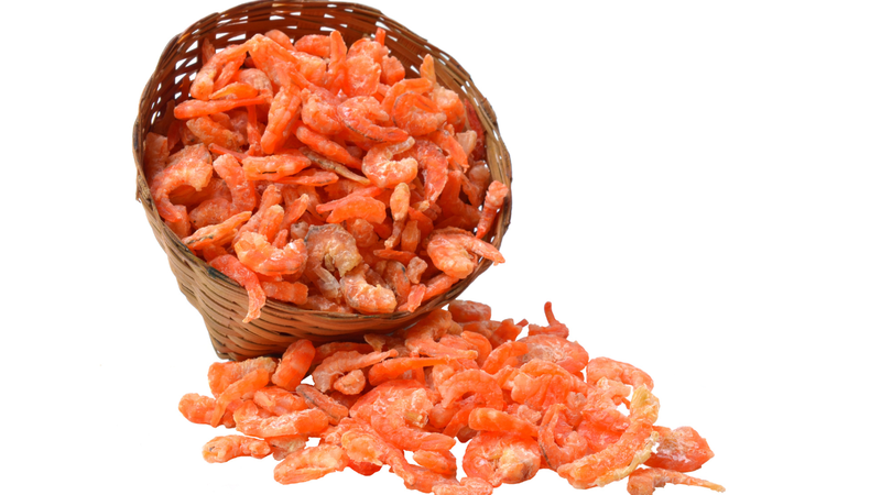 Tôm khô bao nhiêu calo?