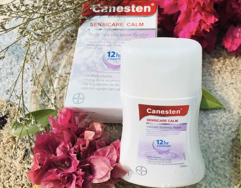 Dung dịch vệ sinh phụ nữ Pháp: Canesten Sensicare Calm