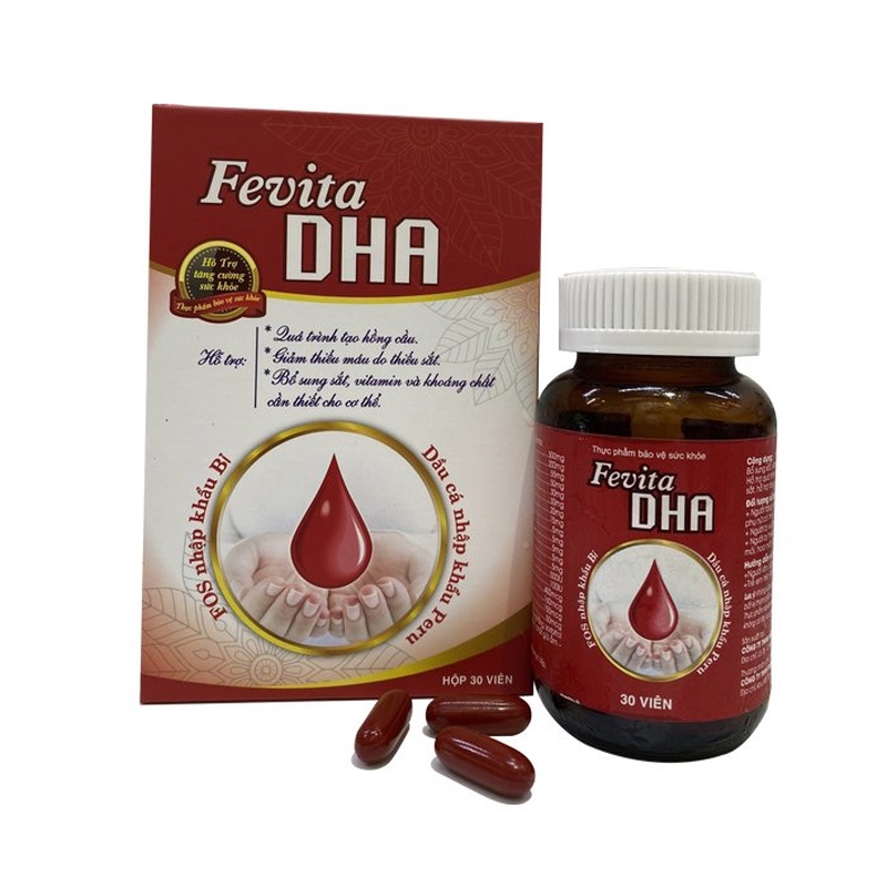 Thuốc sắt cho bà bầu: Fevita DHA