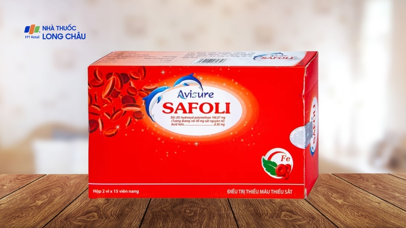 Thuốc Safoli Avisure là chế phẩm bổ sung sắt và acid folic dùng đường uống