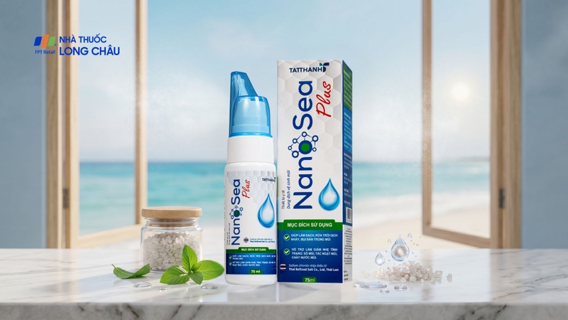 Nano Sea Plus hỗ trợ giảm tình trạng sổ mũi, tắc ngạt mũi