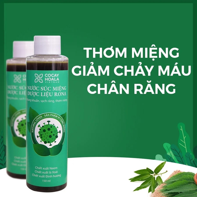 Nước súc miệng chữa viêm lợi Rona cocayhoala