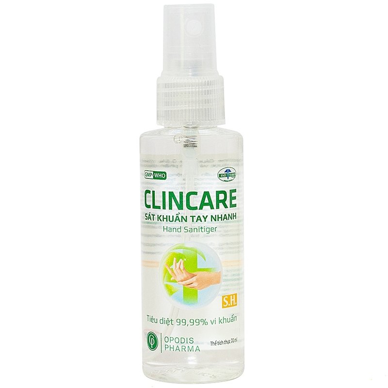 Dung dịch sát khuẩn an toàn nhất hiện nay - Clincare S.h Opodis