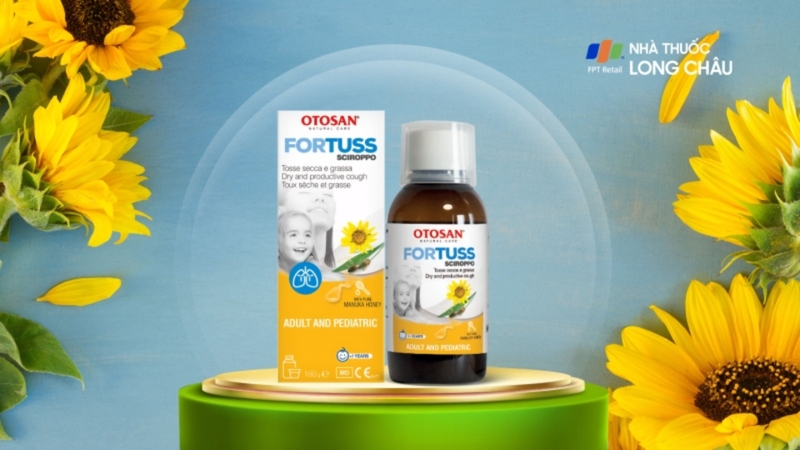 Siro ho Fortuss Otosan được sử dụng trong các trường hợp ho khan, ho có đờm