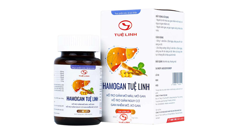 Hamogan Tuệ Linh kết hợp nhiều thảo dược hỗ trợ bảo vệ gan và hỗ trợ sức khỏe gan