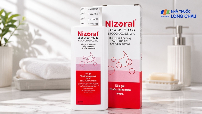 Nizoral Shampoo Janssen điều trị và dự phòng nhiễm nấm men malassezia