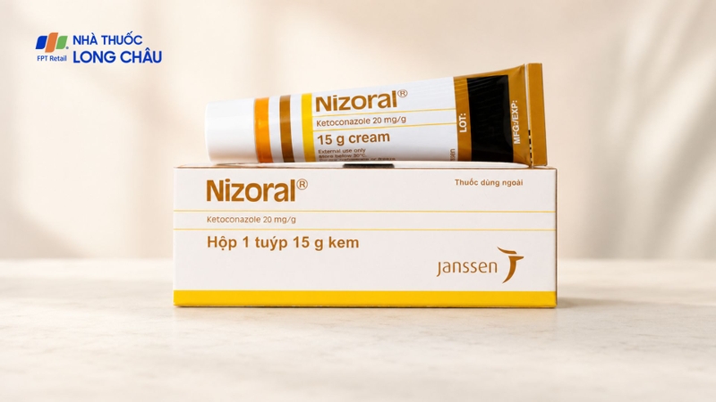 Kem Nizoral chứa tác nhân kháng nấm tổng hợp phổ rộng