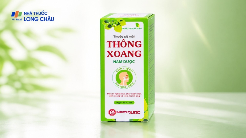 Thuốc xịt mũi Thông Xoang Nam Dược được sử dụng trong điều trị viêm mũi, viêm xoang