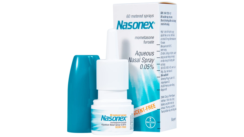 Nasonex 0,05% giúp kiểm soát triệu chứng viêm mũi dị ứng