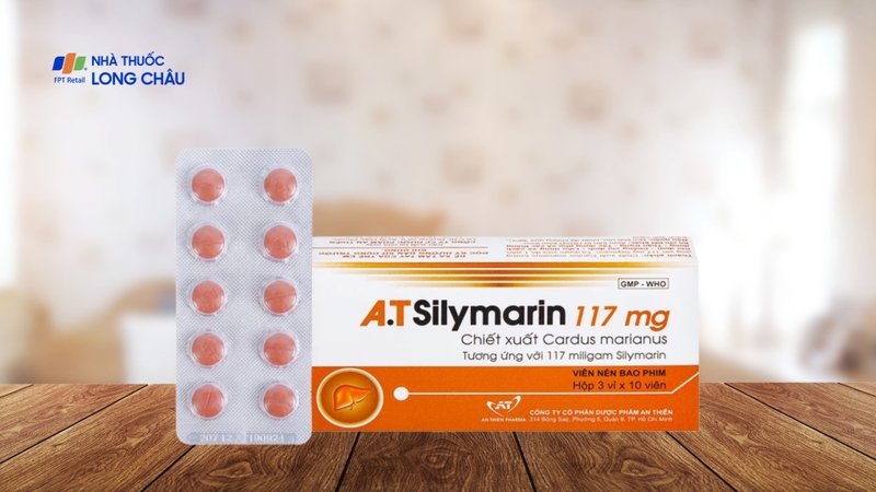 Thuốc A.T Silymarin 117mg là thuốc chứa hoạt chất silymarin