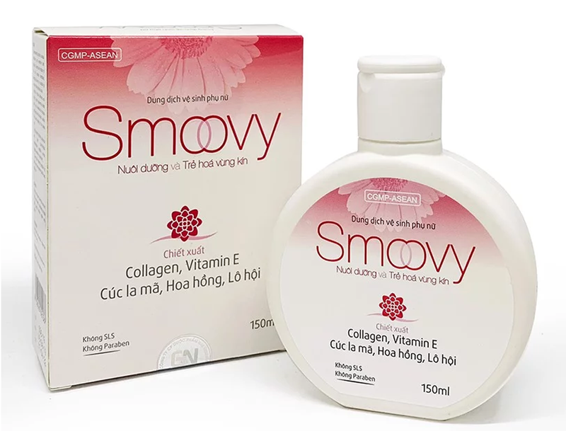 Dung dịch vệ sinh phụ nữ có tính kiềm Smoovy