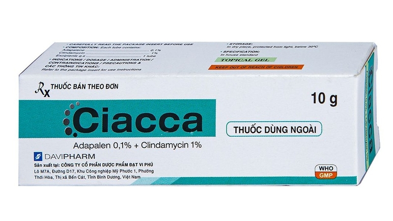 Kem trị mụn ẩn, mụn trứng cá Ciacca Diva