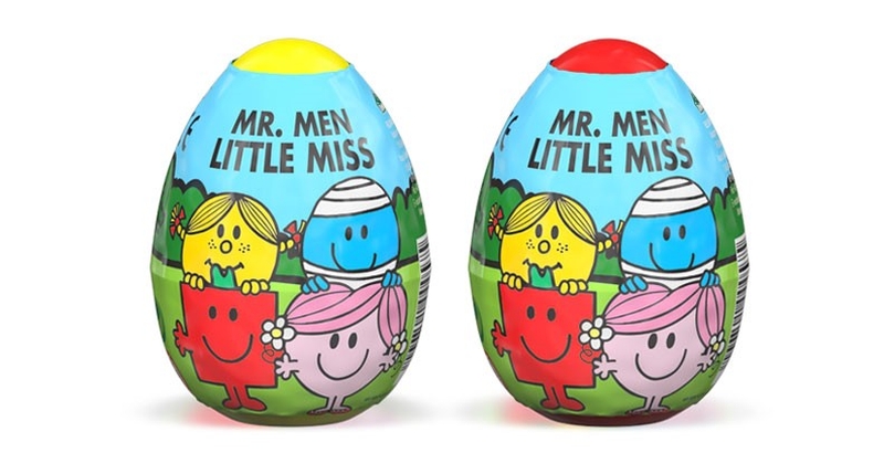 Kẹo trứng đồ chơi Mr. Men Little Miss Surprise Egg Relkon