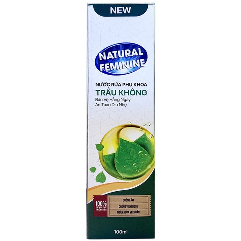 Dung dịch vệ sinh phụ nữ chiết xuất lá trầu không Natural Feminine