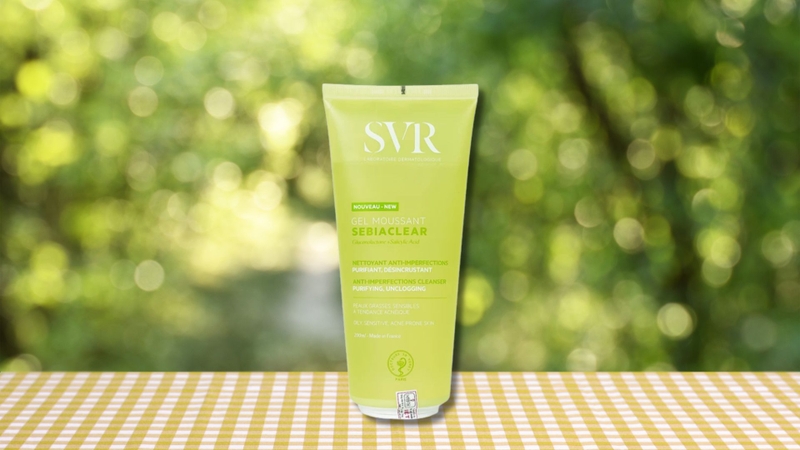 SVR Sebiaclear Moussant giúp da sạch thoáng, hỗ trợ giảm dầu nhờn