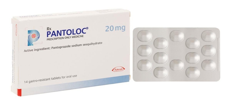 Thuốc trào ngược dạ dày dạng viên nén Pantoloc 20mg thường dùng cho bệnh nhân có biểu hiện nhẹ