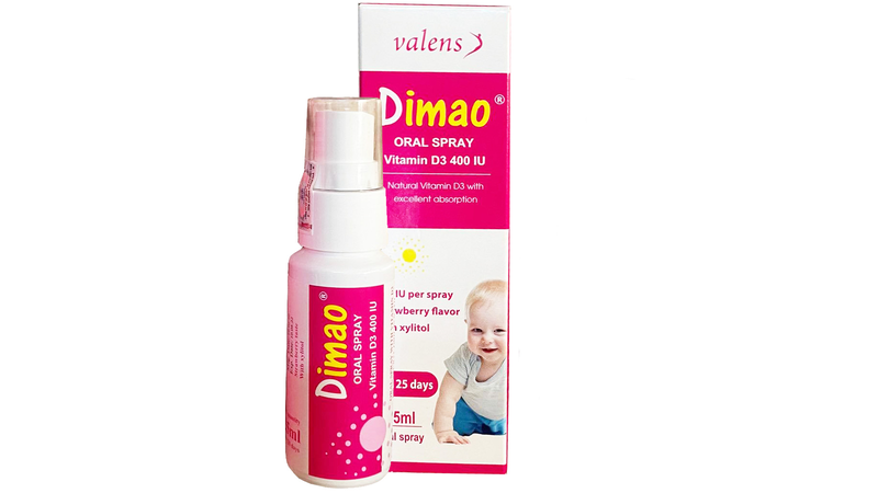 Với mỗi lần sử dụng, vitamin D3 Dimao cung cấp tới 400 IU cho cơ thể