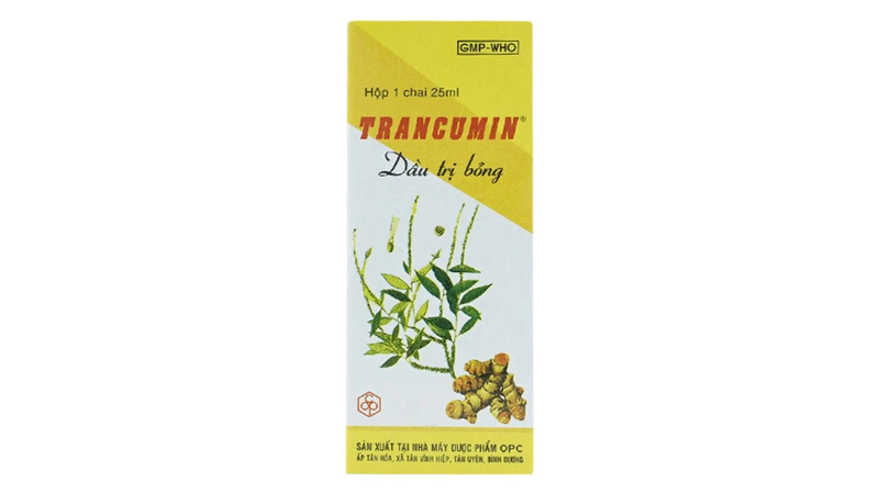 Dầu trị bỏng Tracumin 25ml hỗ trợ làm dịu vùng da bỏng nhẹ, duy trì độ ẩm và hỗ trợ phục hồi da tổn thương