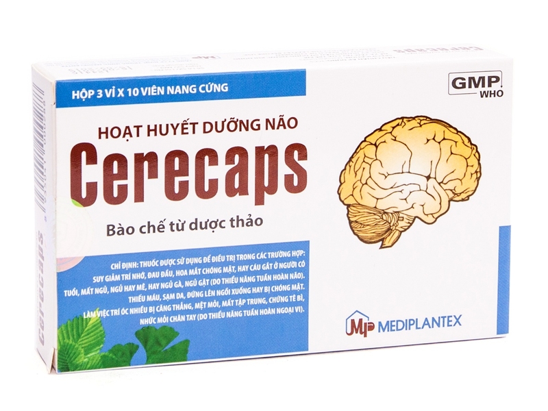 Cerecaps có tác dụng điều trị các triệu chứng đau đầu rất tốt