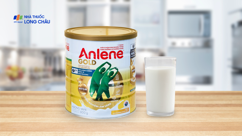 Anlene Gold 5X là sản phẩm sữa dinh dưỡng cho người già hỗ trợ cấu trúc xương