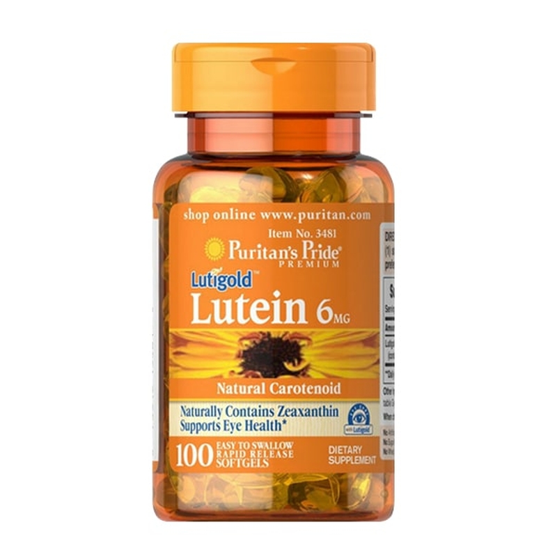 Viên uống Lutigold Lutein 20Mg Puritan's Pride giúp bổ mắt