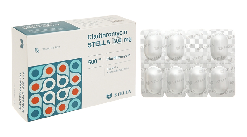 Clarithromycin 500mg là 1 trong 5 thuốc chữa viêm họng hạt tốt nhất hiện nay-3