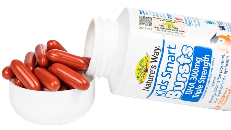 Nature’s Way Kids Smart DHA hỗ trợ phát triển não bộ cho trẻ em
