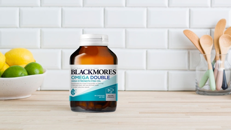Blackmores Omega Double High Strength Fish Oil phù hợp cho người trên 18 tuổi