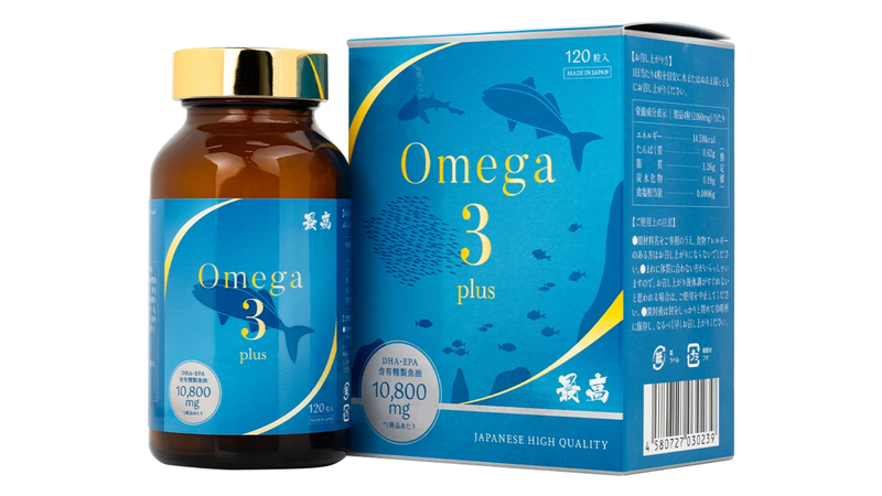 Omega-3 Plus Kenko bổ sung DHA và EPA, hỗ trợ tim mạch, não bộ và thị lực