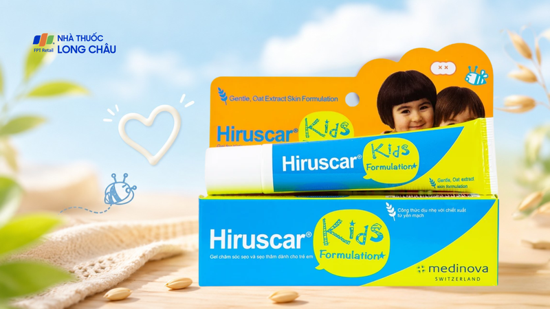 Hiruscar Kids Medinova là sản phẩm chăm sóc da được thiết kế dành cho trẻ từ 2 tuổi trở lên
