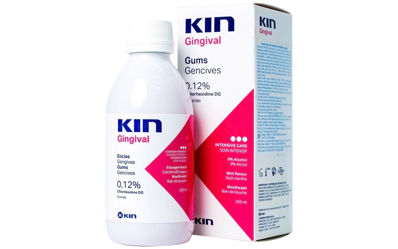 Nước súc miệng ngừa sâu răng Kin Gingival