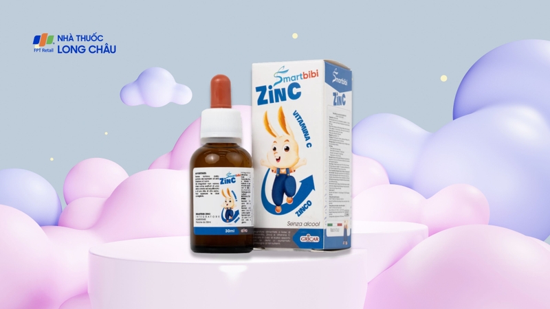 Siro hỗ trợ cải thiện biếng ăn Smartbibi Zinc