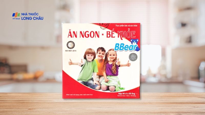 Siro giúp ăn ngon, tăng cường tiêu hóa Ăn Ngon - Bé Khỏe BBear
