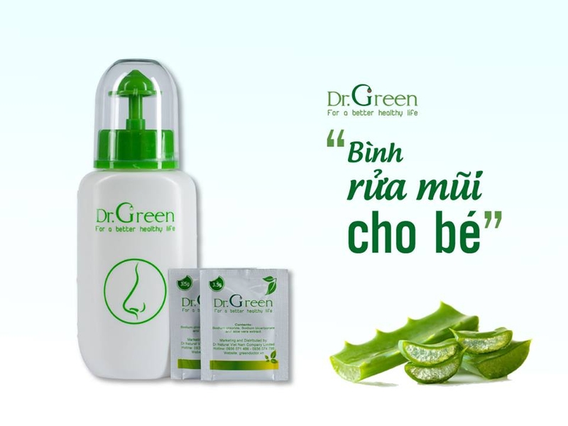 Bình rửa mũi cho bé Dr.Green