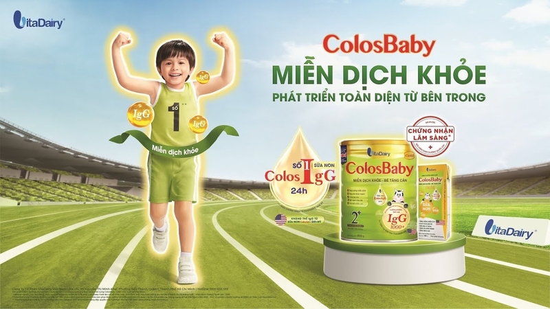 Sữa non ColosBaby Gold có chứa kháng thể IgG