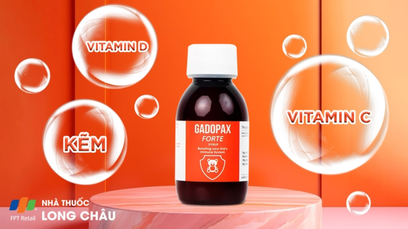 Siro Gadopax Forte giúp việc bổ sung dưỡng chất trở nên thuận tiện hơn