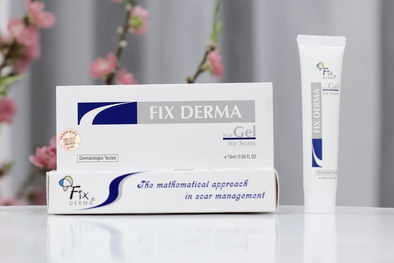 Các sản phẩm hỗ trợ cải thiện sẹo thâm như Fixderma hỗ trợ dưỡng ẩm và cải thiện hình thức vùng sẹo