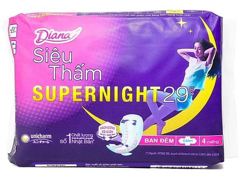 Băng vệ sinh cho mẹ sau sinh tốt nhất: Diana ban đêm