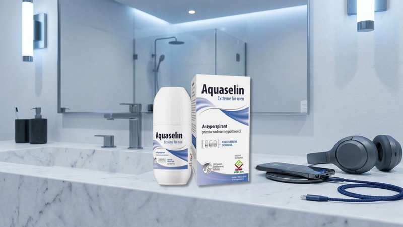 Aquaselin Intensive Men giúp giảm tiết mồ hôi thông qua cơ chế làm co tạm thời ống tuyến mồ hôi