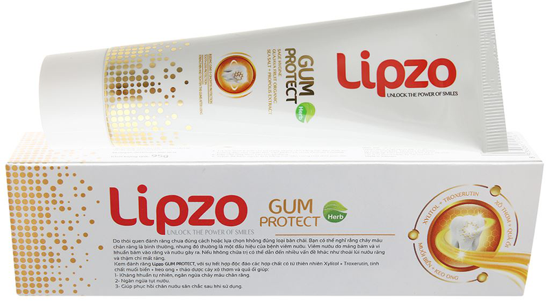 Kem đánh răng cho người niềng răng: Lipzo Gum Protect