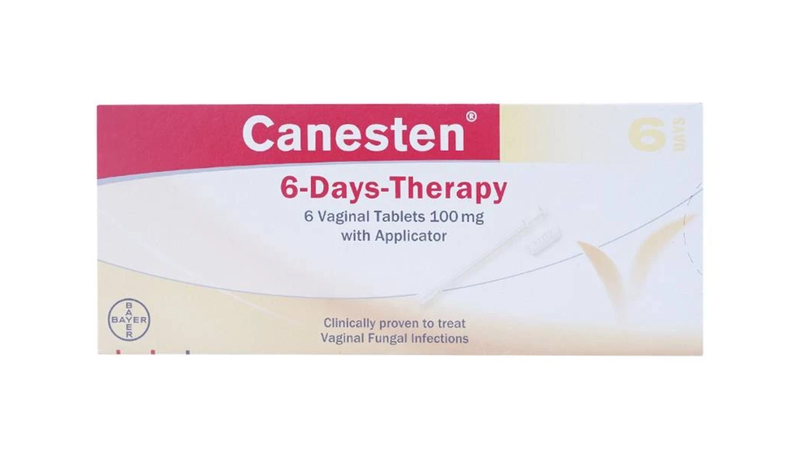 Thuốc đặt âm đạo Canesten chứa hoạt chất clotrimazole
