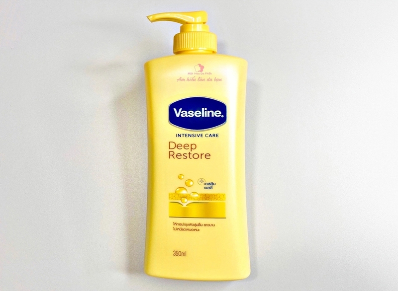 Top sữa dưỡng thể vaseline màu vàng review đánh giá cao