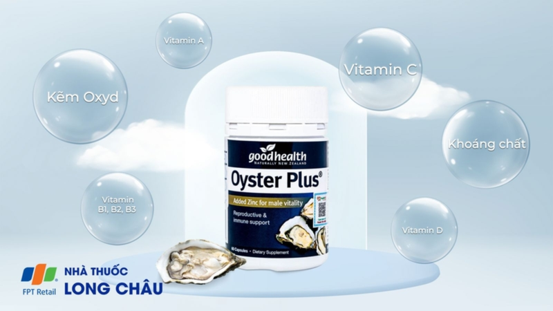 Oyster Plus hỗ trợ tăng cường sinh lực, tăng cường đề kháng cho nam giới
