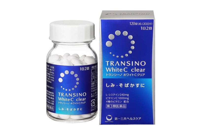 Transino White C Clear - viên uống trắng da tốt nhất hiện nay