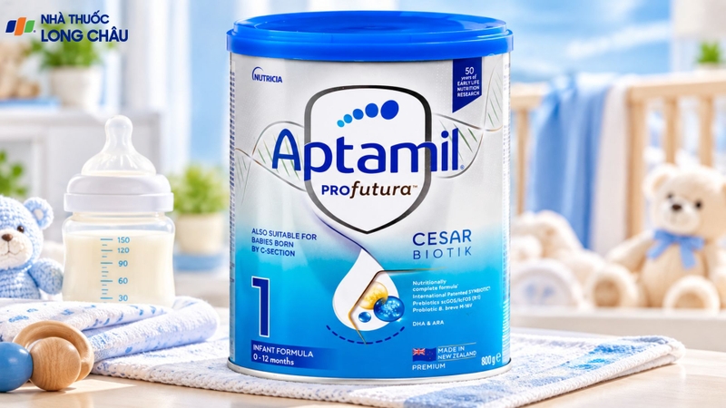 Aptamil Profutura Cesarbiotik 1 dành cho trẻ từ 0 đến 12 tháng tuổi