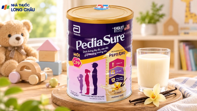 PediaSure cung cấp năng lượng và dưỡng chất cho trẻ từ 1 đến 10 tuổi