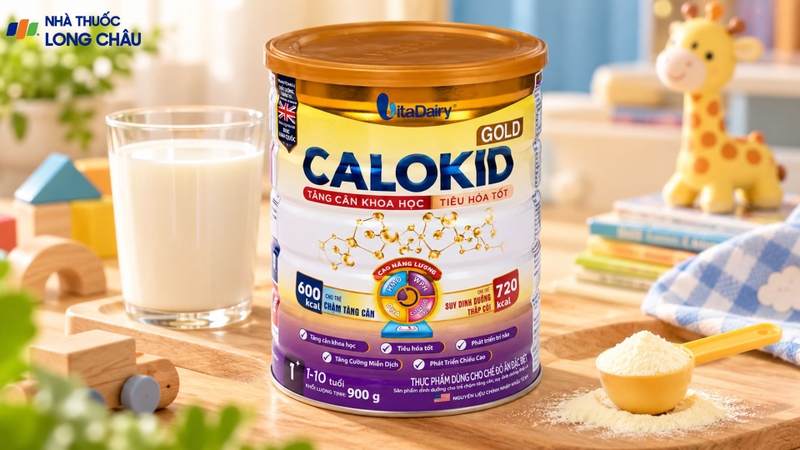 Calokid Gold dành cho trẻ từ 1 đến 10 tuổi, hỗ trợ bổ sung năng lượng