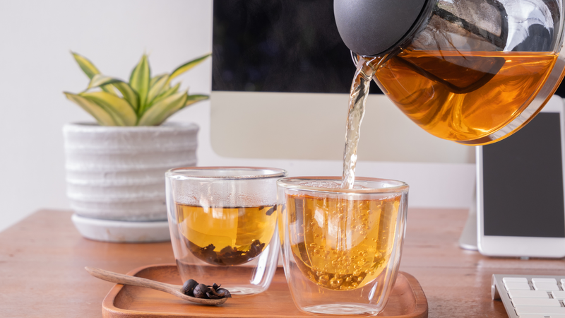 Thưởng thức trà cascara giúp bổ sung chất chống oxy hóa cho cơ thể